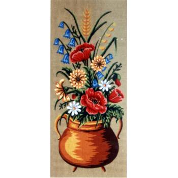 Πίνακας Κεντήματος ''Λουλούδια" διάσταση 55 x 22 cm 18.623 Gobelin-Diamant